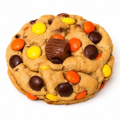 Reese's pieces Cookies   (Dozen @ 3.5oz Each )