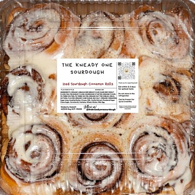 Sourdough Cinnamon Rolls w/ Glaze