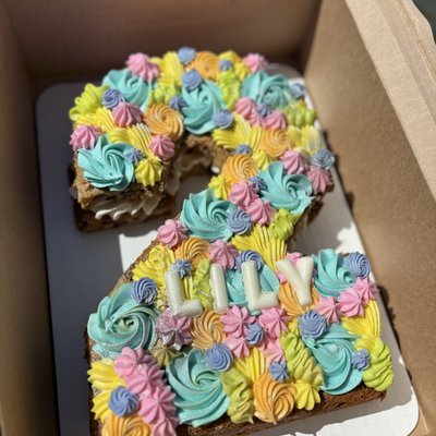 Layered Cut Out Cookie Cakes