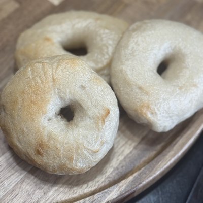 Plain Sourdough Bagel- 6 Bagels