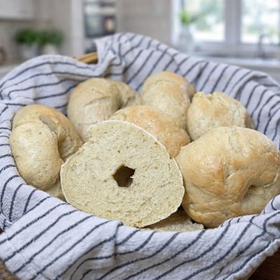 6 Sourdough Bagels 