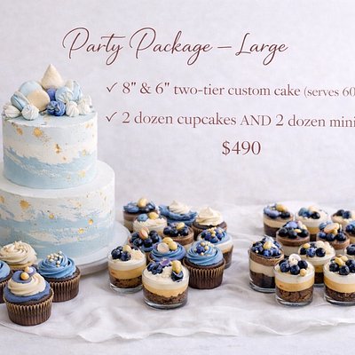 Party Package – Large (60+ guests) 