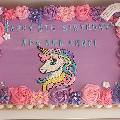 Cookie Cake Half Sheet Double Doozie 