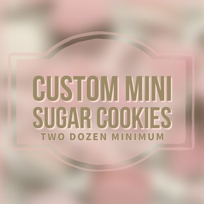 Mini Decorated Sugar Cookies 