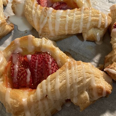 Strawberry Lemon Danish