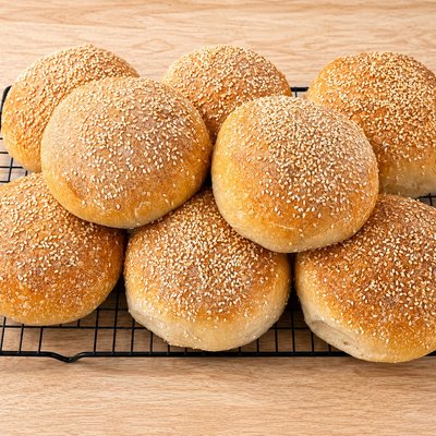 Organic Sourdough Hamburger Buns