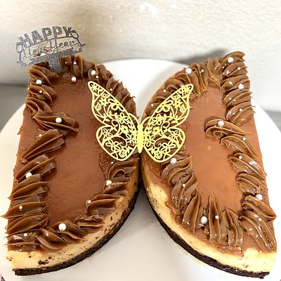 9 Inch Choco-flan Butterfly 