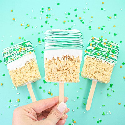 Chocolate Covered Rice Crispy Treats 