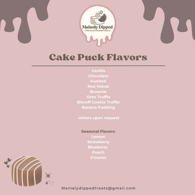 Cake/Dessert Pucks