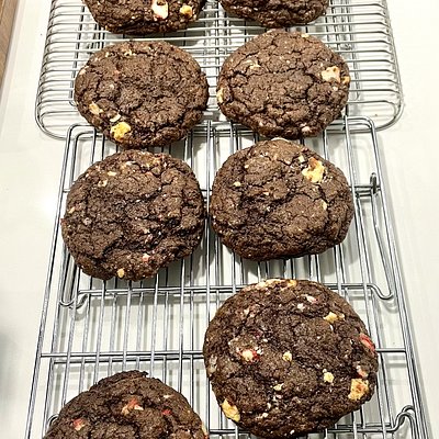 Double Chocolate Peppermint Cookie