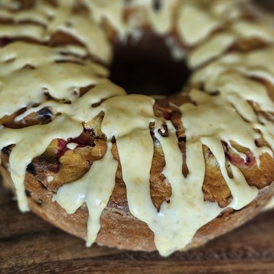 Cranberry Orange Pound Cake 
