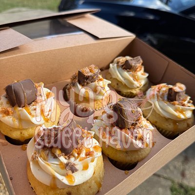Butterfinger Cupcakes