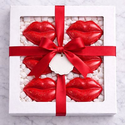 Chocolate-Covered Oreos Lips Gift Box