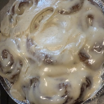 Maple Glazed Sourdough Cinnamon Rolls 6 Count