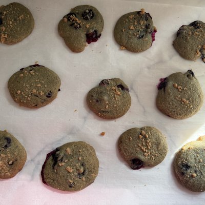 Blueberry Muffin Cookies 