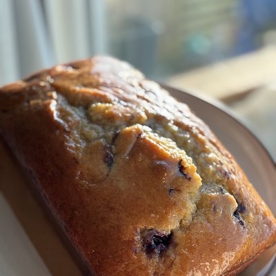 Sourdough Blueberry Lemon Loaf 