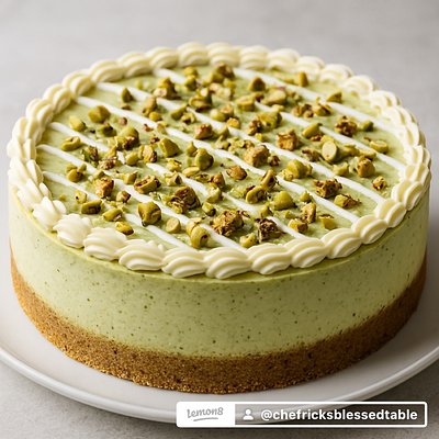 Pistachio Cream, Delight, Cheesecake
