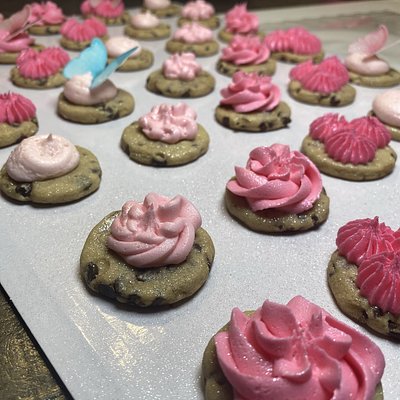 Buttercream Frosted Cookie Bites