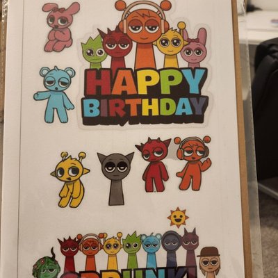Edible Imaging Printing Icing Sheet