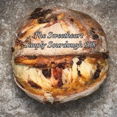 Mini Sourdough Sweetheart Loaf