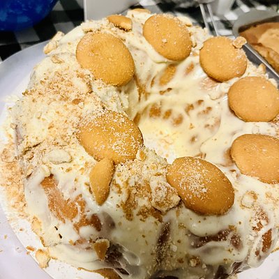 Small Banana Pudding Pound Cake 