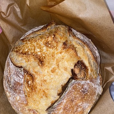 Roasted Garlic & Olive Oil Sourdough Bread