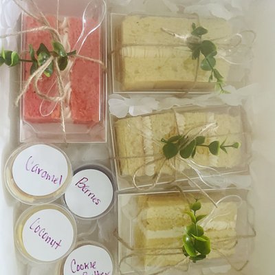 Cake Sample Box- $25