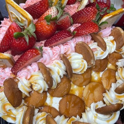 Half Banana Pudding Half Strawberry Crunch 