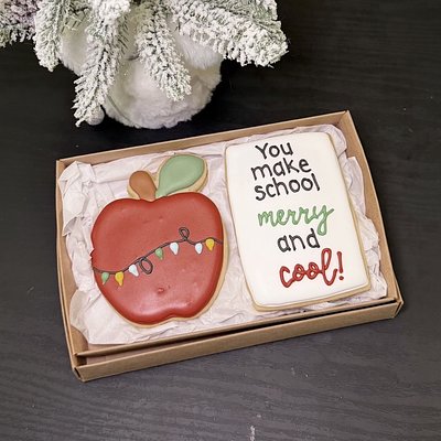 Teacher Gift 2 Pack 🍎🎄