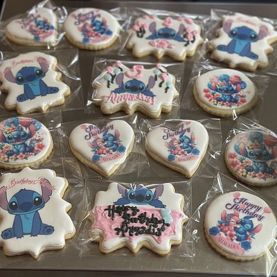 Dozen Printed Cookies