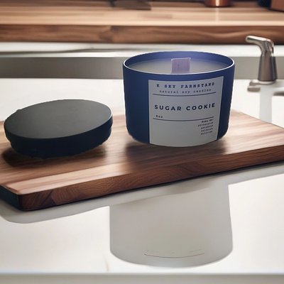 Wood Wick Soy Candle(Sugar Cookie)