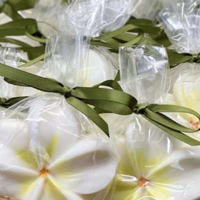 Plumeria Chocolate Favors