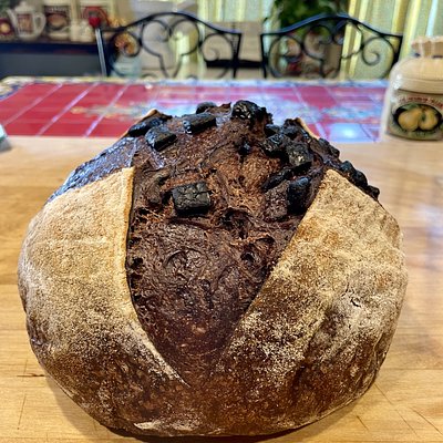 Double Chocolate Espresso Sourdough Boule