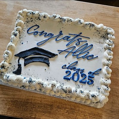 Graduation Sheet Cake 