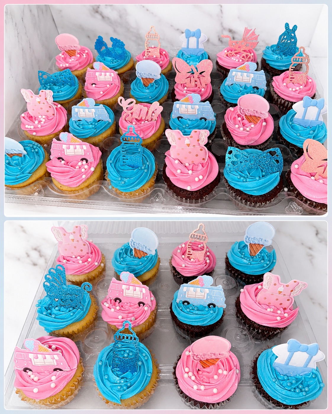 Gender Reveal Cupcakes 12ct