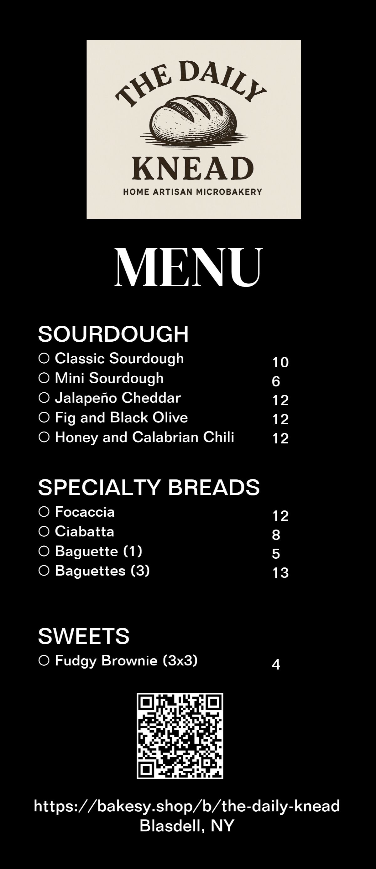 Full Menu