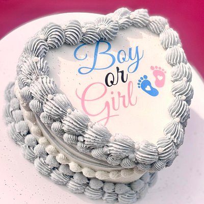 6” Heart Shaped Cake 