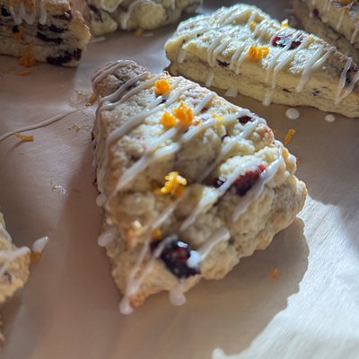 Cranberry Orange Scones 