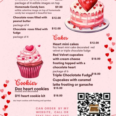 Valentine Menu That’s On Fb And Listed Under Menu For Valentine’s 