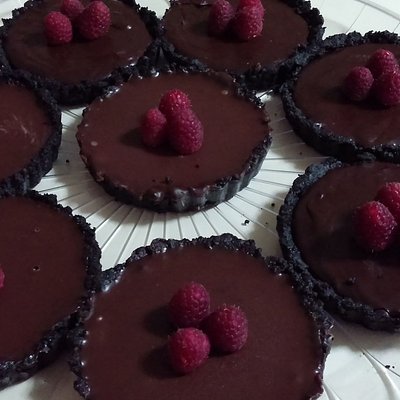 Whipped Ganache Tart With Oreo Crust (Small Feeds Approximately 2)