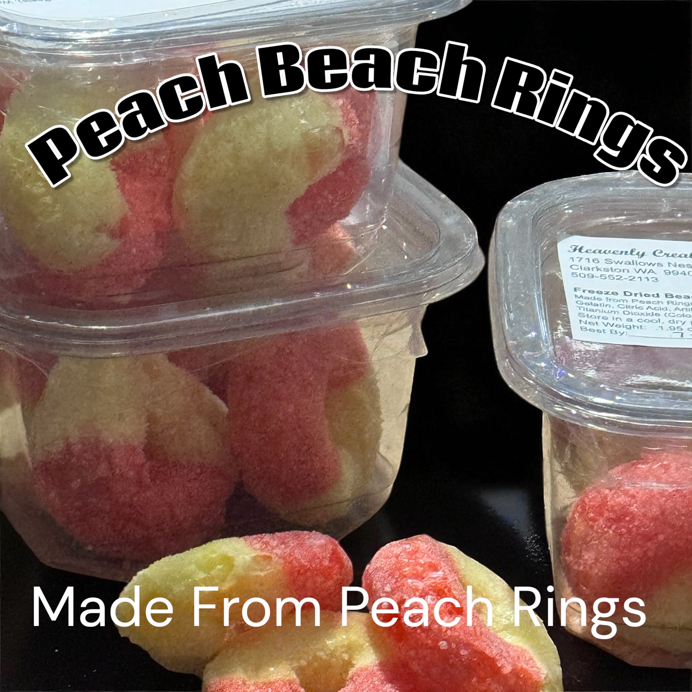 Freeze-Dried Peach Beach Rings