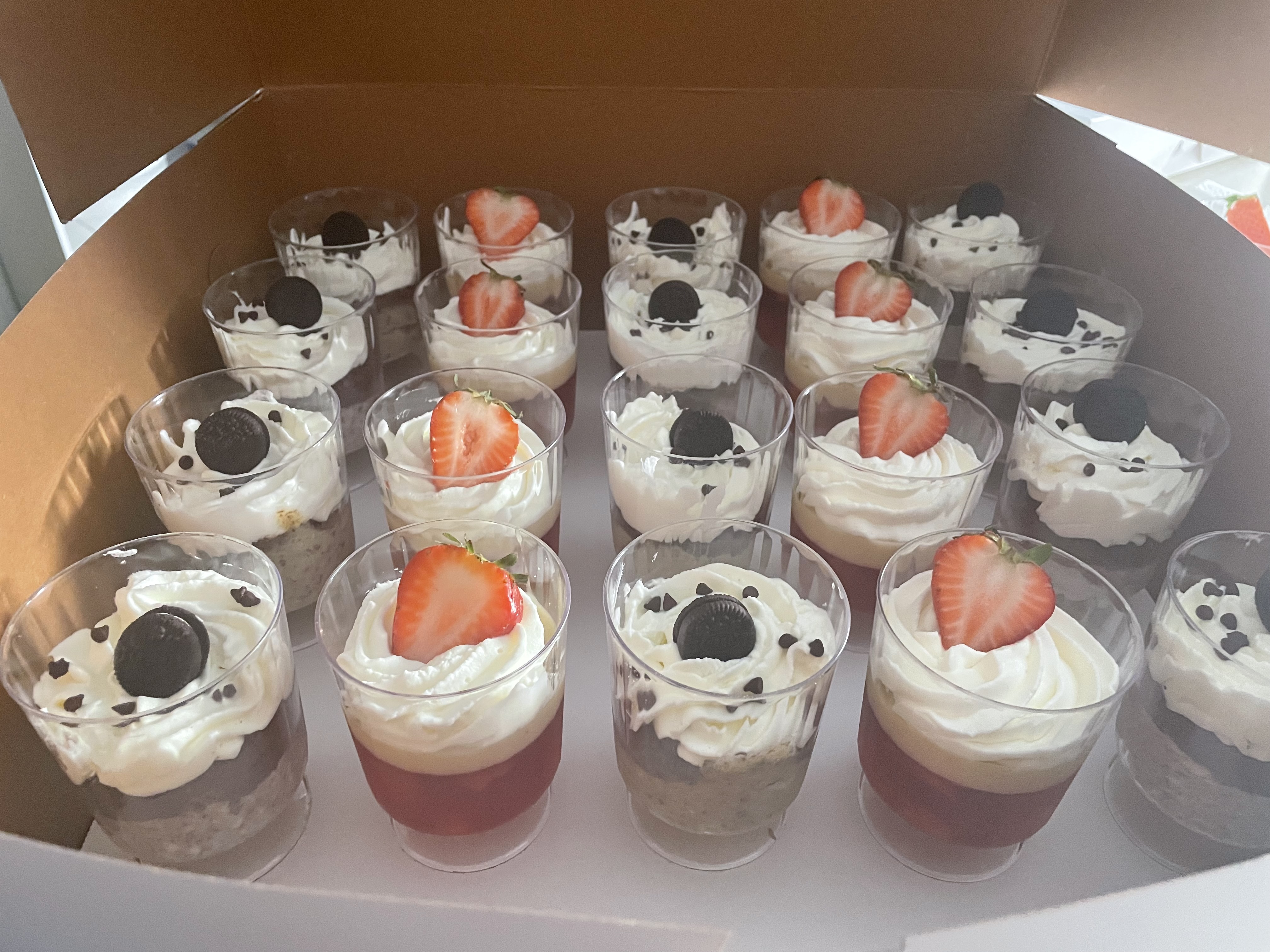 Per Dozen Cheesecake Shooters Also Known As Carlotas
