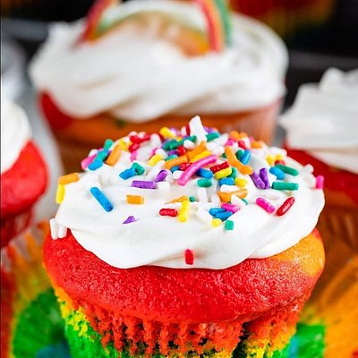 Rainbow Cupcake Flight – Choose Your Colors