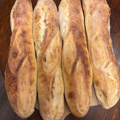 Olive And Rosemary Sourdough Baguette