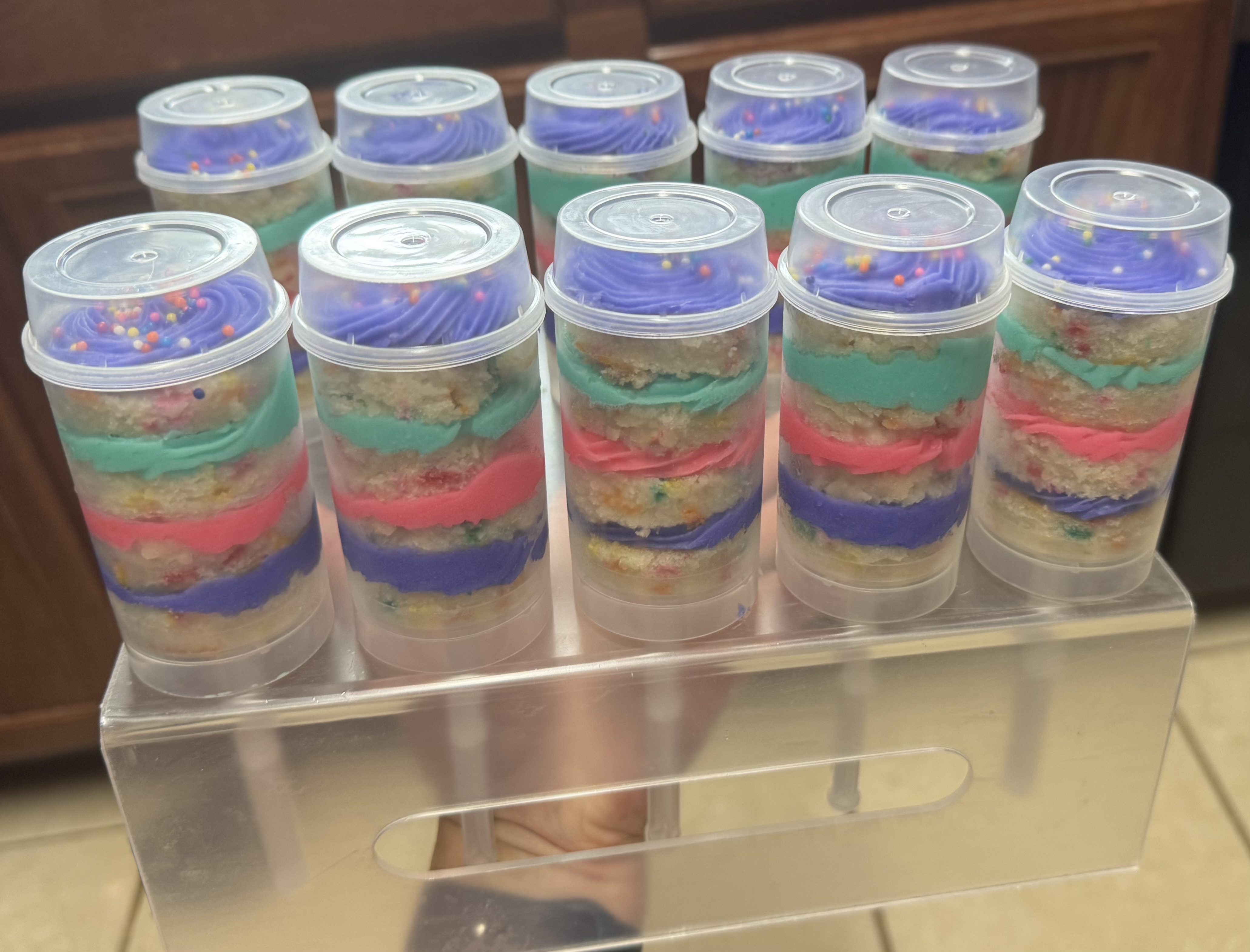 1 Dozen Funfetti Cake push Pops