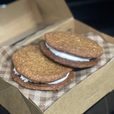 Sourdough Oatmeal Cream Pie