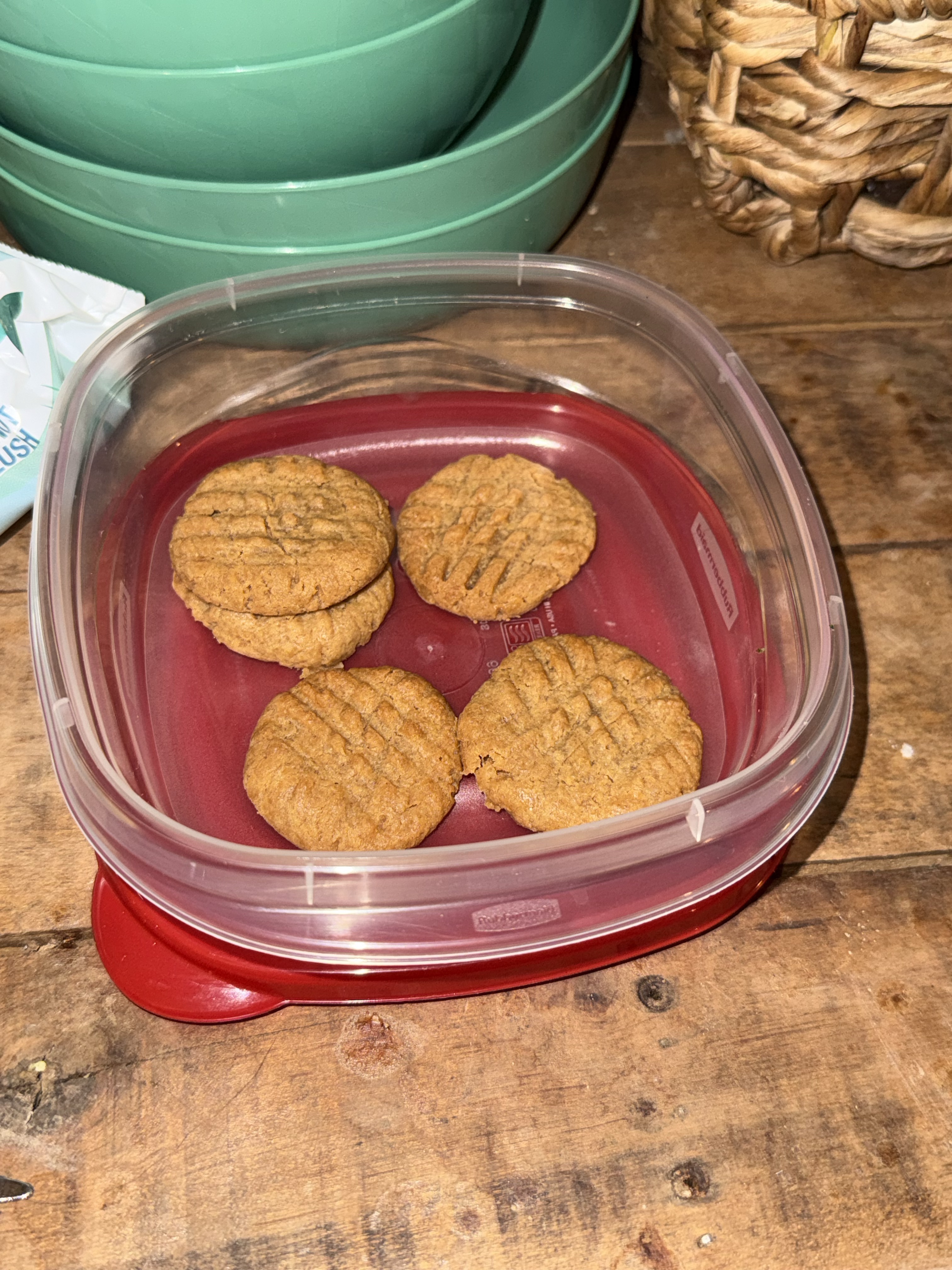 Sugar Free Peanut Butter Cookies