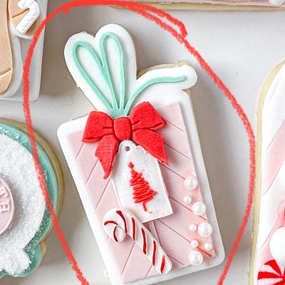 Christmas Present Cookie