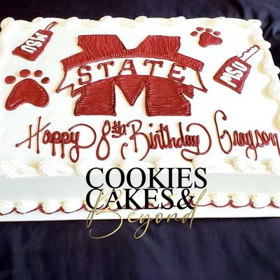 1/2 Sheet Cake 45+ Servings 