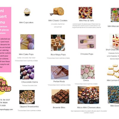 Dessert table A La Carte